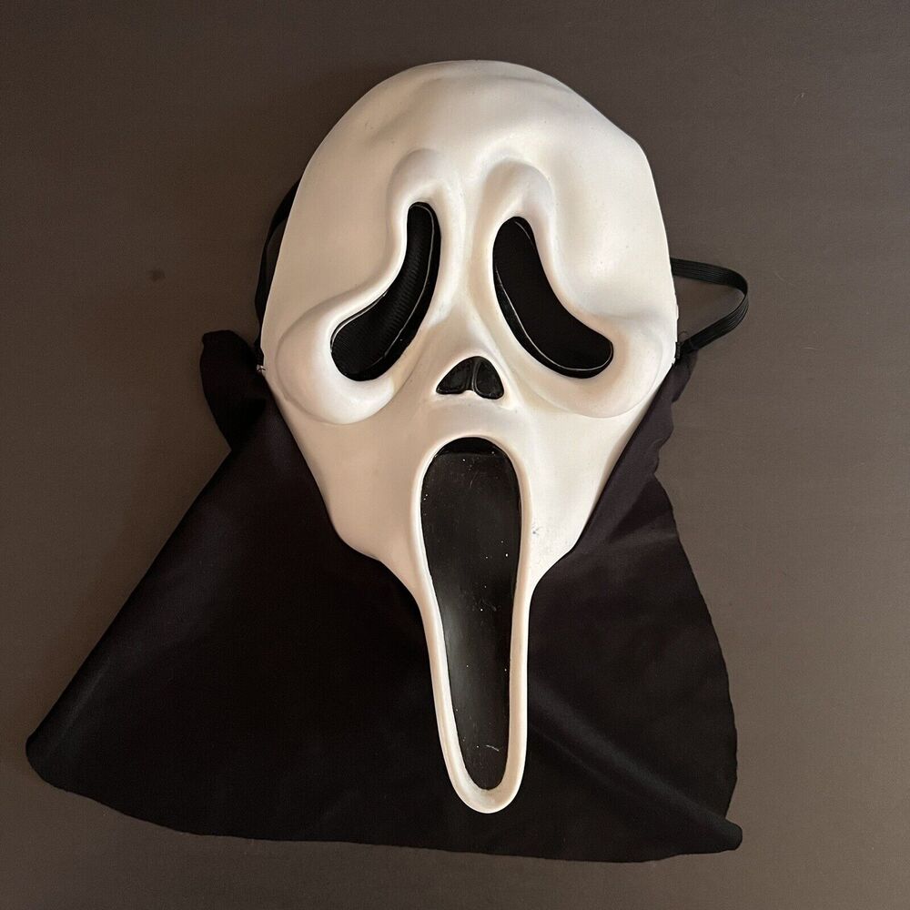 Vintage Scream Ghost Face Mask Easter Unlimited Inc. MK  Made In China